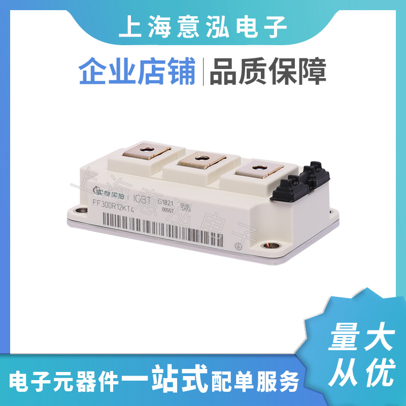 infineon(英飞凌）FF300R12KT4两单元IGBT模块，全新原装一站式配单